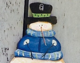 Snowman ornament, christmas ornament, gift, stocking stuffer