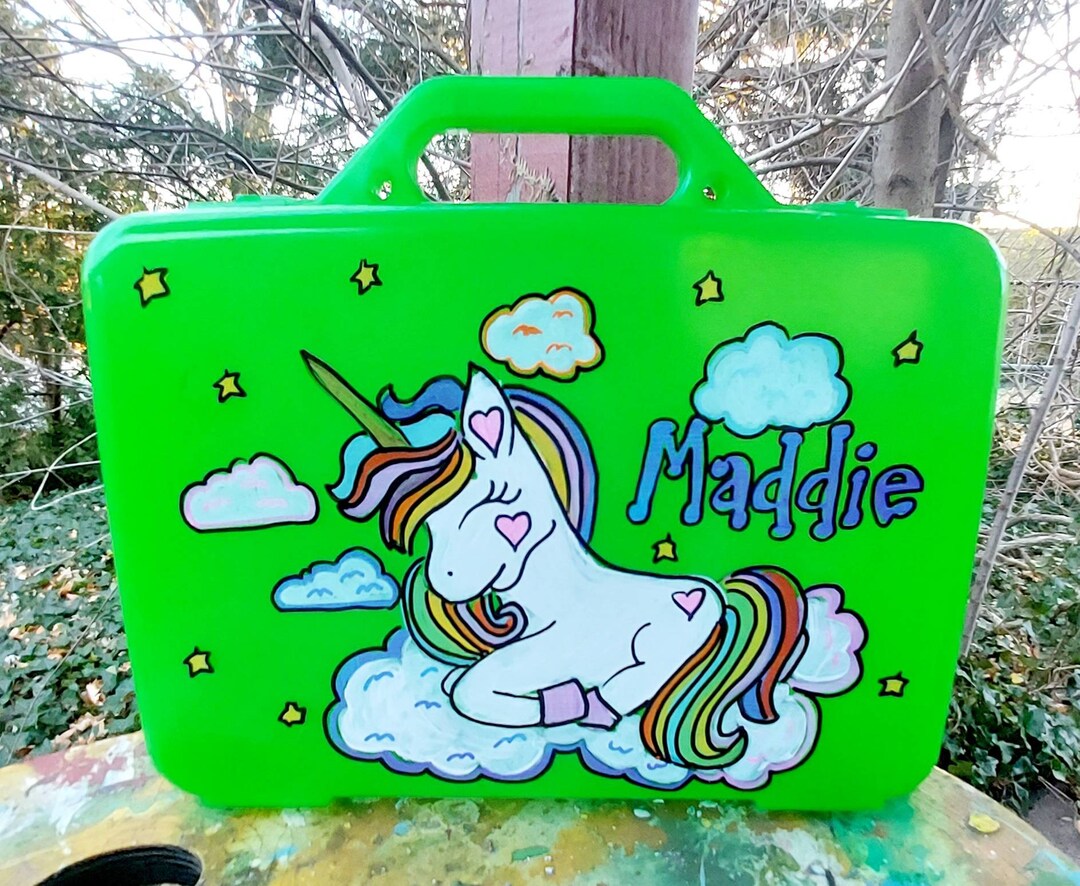 Art Supply Case, Craft Art Activity Case, Small Toy Box, Art Supply Box