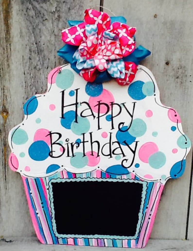 Birthday Door Hanger Birthday Door Sign Birthday Countdown Etsy