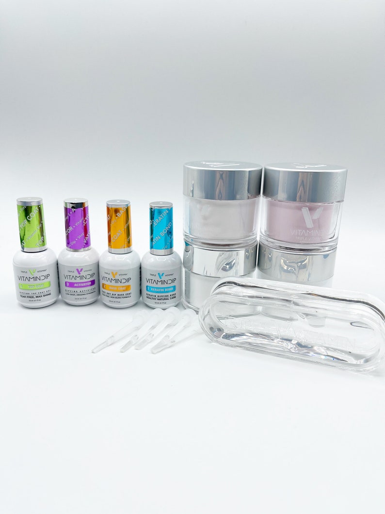 Triple Vitamin Dip Liquid For Nail Dip Powder Bottles Bond Etsy