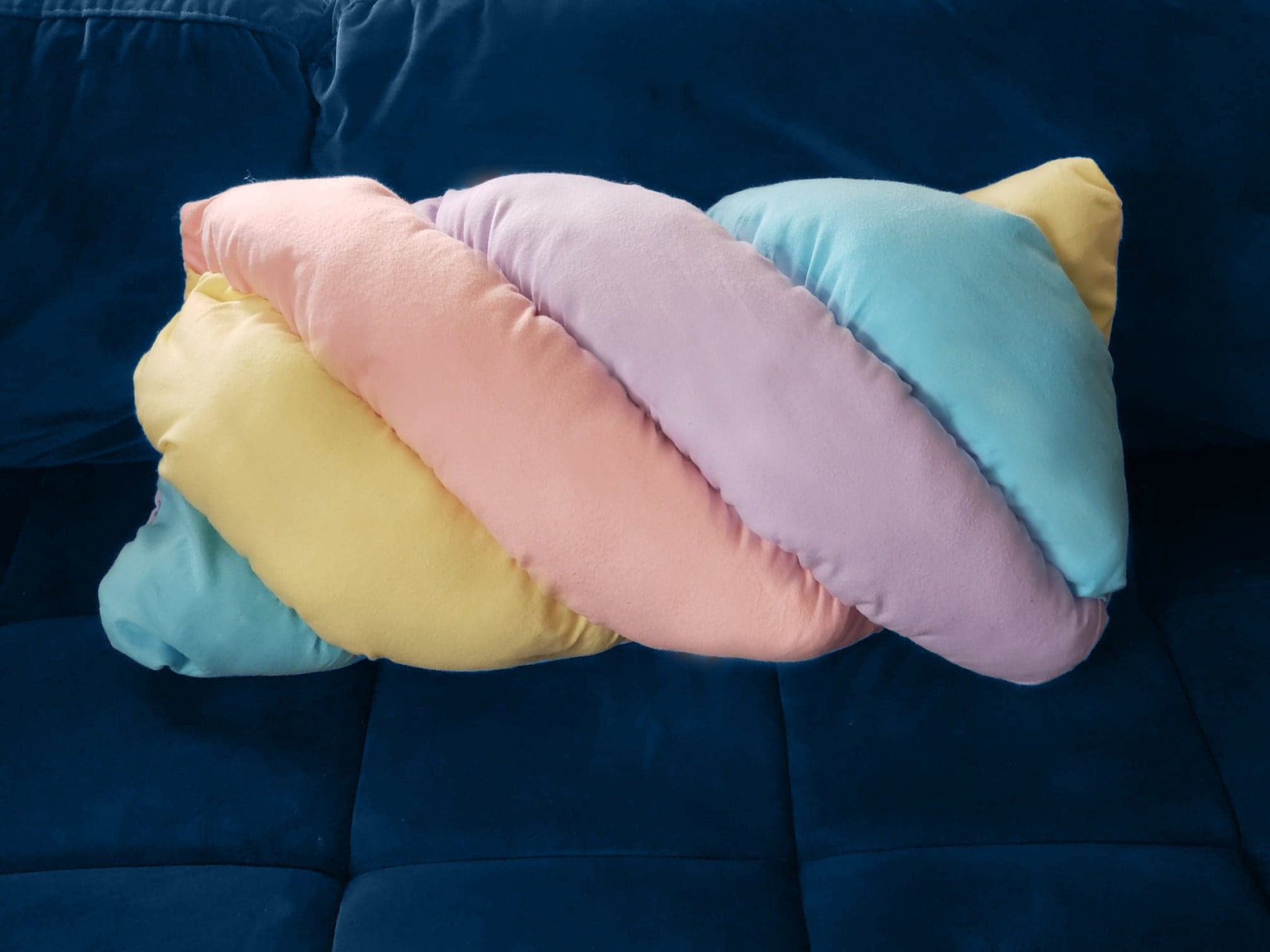 Marshmallow Twist Pillow Kawaii Pillow Pastel Marshmallow | Etsy