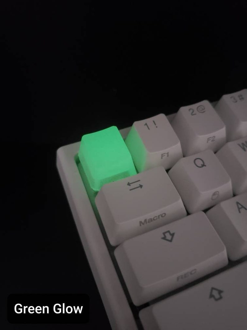 Glow in the Dark Keycap Green Glow Keycap Blue Glow Keycap Etsy