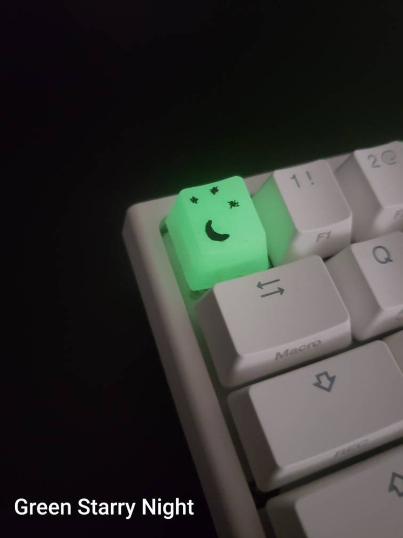 Glow in the Dark Keycap Green Glow Keycap Blue Glow Keycap Etsy