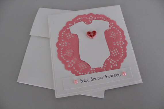 handmade baby shower invitations