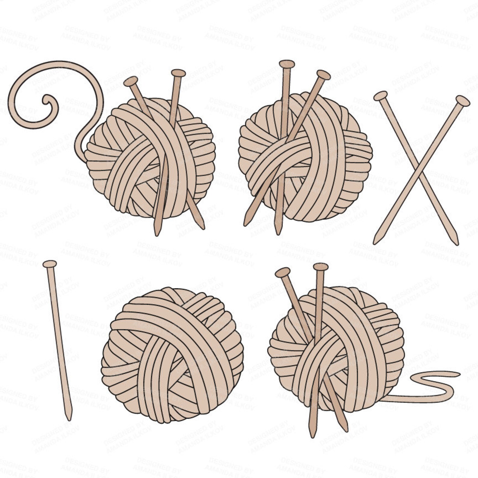 Premium Knitting Clipart Vectors Knitting Clip Art Etsy UK Knitting illustrations and stock art 11573 knitting illustration