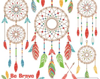 Bright Dreamcatcher Clipart & Dreamcatcher Vectors - Dreamcatcher Clip Art, Dreamcatchers Clipart, Vector Dreamcatchers, Dream Catcher