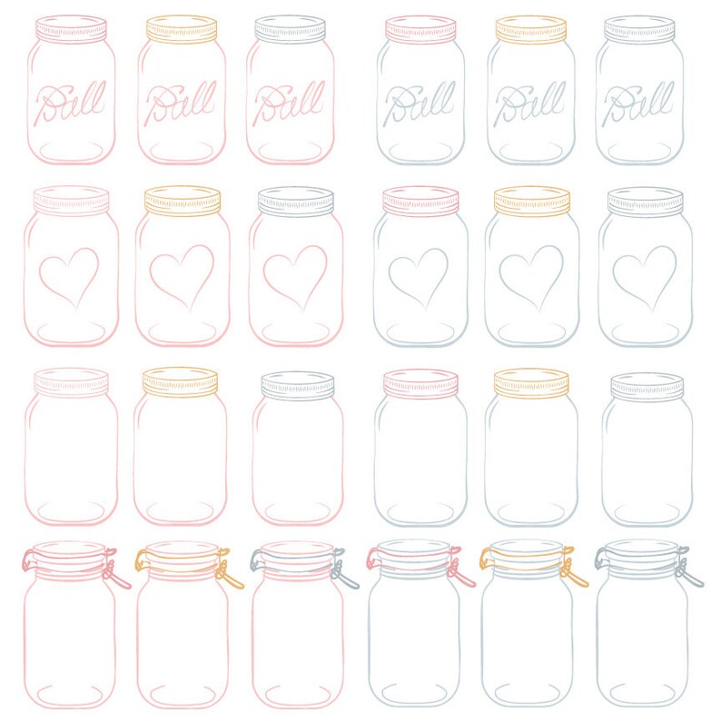 Банки стеклянные с рисунком