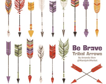 Professional Tribal Arrows Clipart & Vectors in Autumn - Arrows Clip Art, Tribal Arrow Clipart, Arrow Vectors, Arrow Graphics