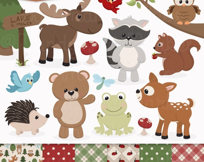 Premium Birch Tree Clipart & Vector Set - Birch Tree Clip Art, Birch ...