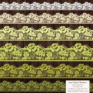 Bordi professionali in pizzo rosa in bambù - Bordo pizzo, Clipart pizzo, Pizzo Clip Art, Pizzo vettoriale, Clipart matrimonio, Clip Art matrimonio