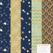 Premium Gold Foil Navy &amp; Mint Digital Papers Party Patterns, Party ...
