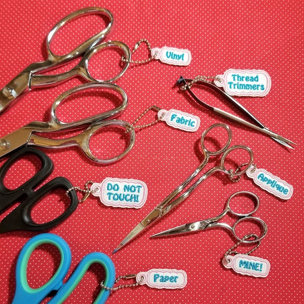 Scissors Label Etsy