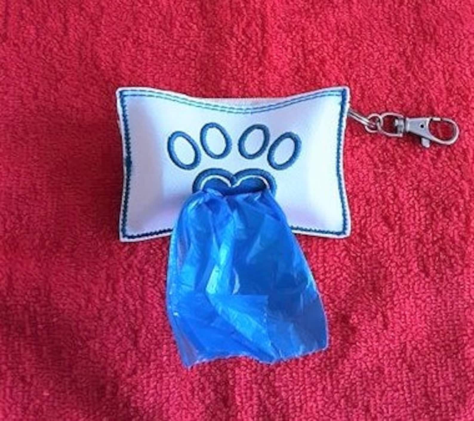 Dogcat Poop Bag Holder Embroidery Design 5x7 Hoops Etsy