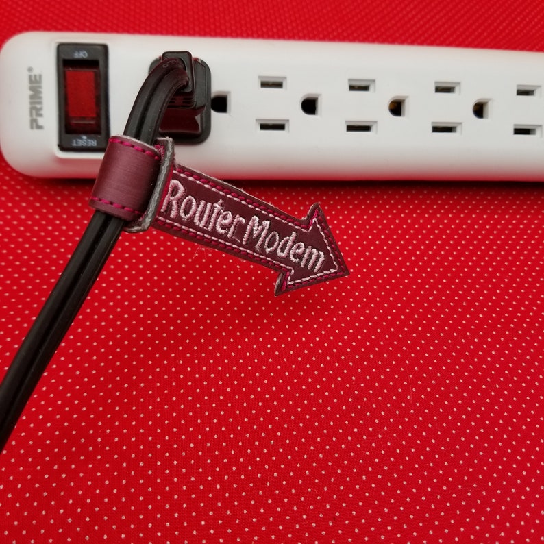 Cord ID Tags Wraps Embroidery Design. 4x4 Hoops. Blank Tags Etsy