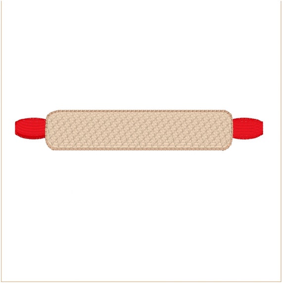 Rolling Pin Embroidery Design Tiny Treasures Collection Etsy