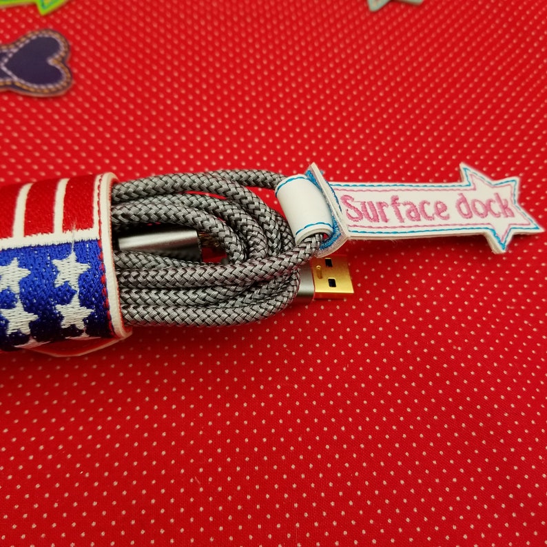 Cord ID Tags Wraps Embroidery Design. 4x4 Hoops. Blank Tags Etsy