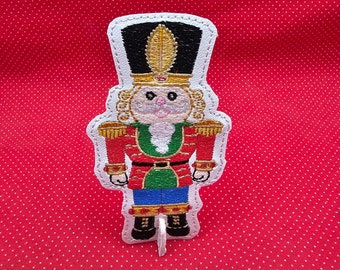 Nutcracker Patchie little people embroidery design ITH -  2 sizes - 4x4 and 5x5 -