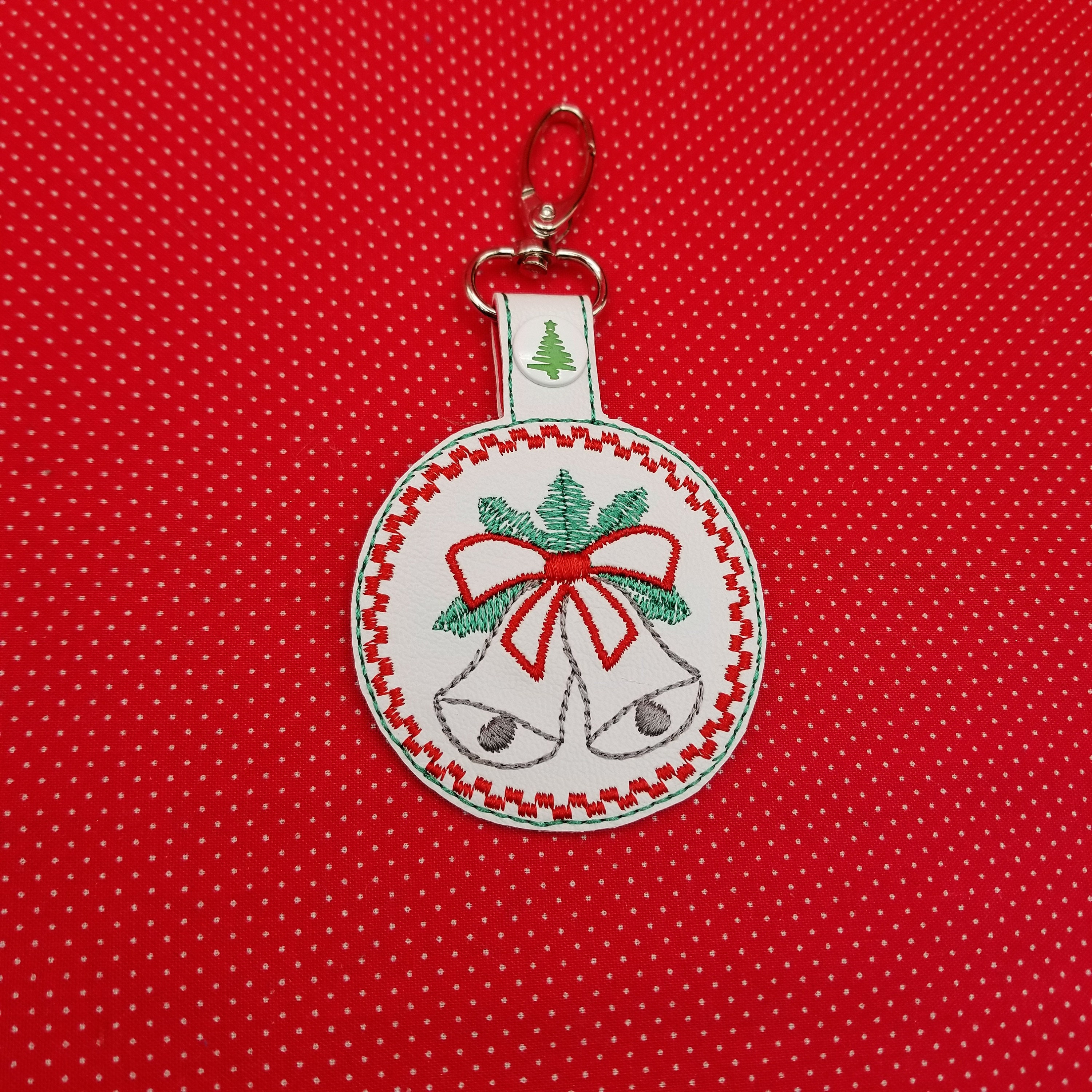 Silver bells ith embroidery design fobs and ornament 4x4  etsy Silver bells ith embroidery design fobs and ornament 4x4  etsy