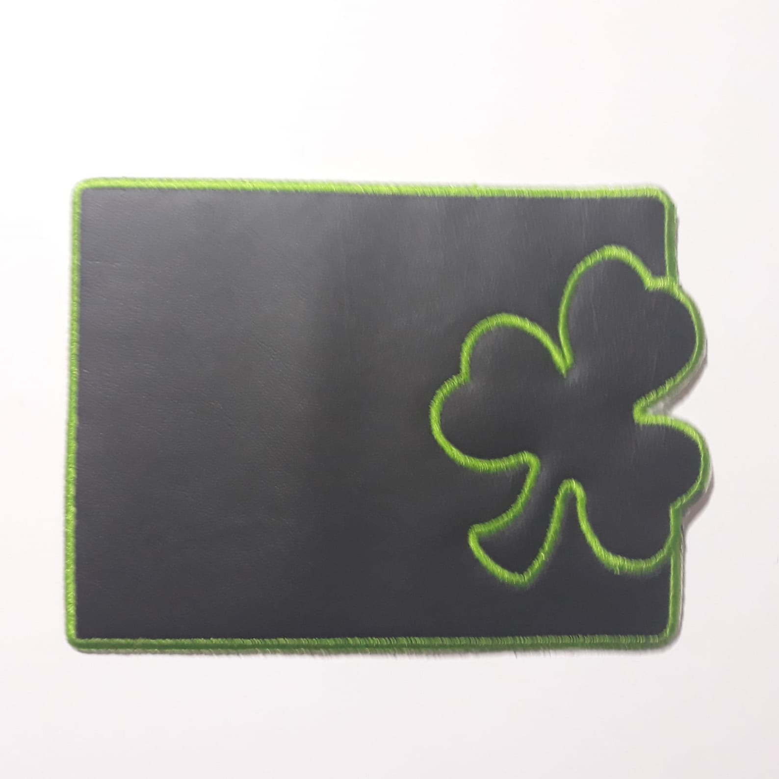 Shamrock Applique Mug Rug Embroidery Design. ITH 5x7 - Quilted and Bean ...