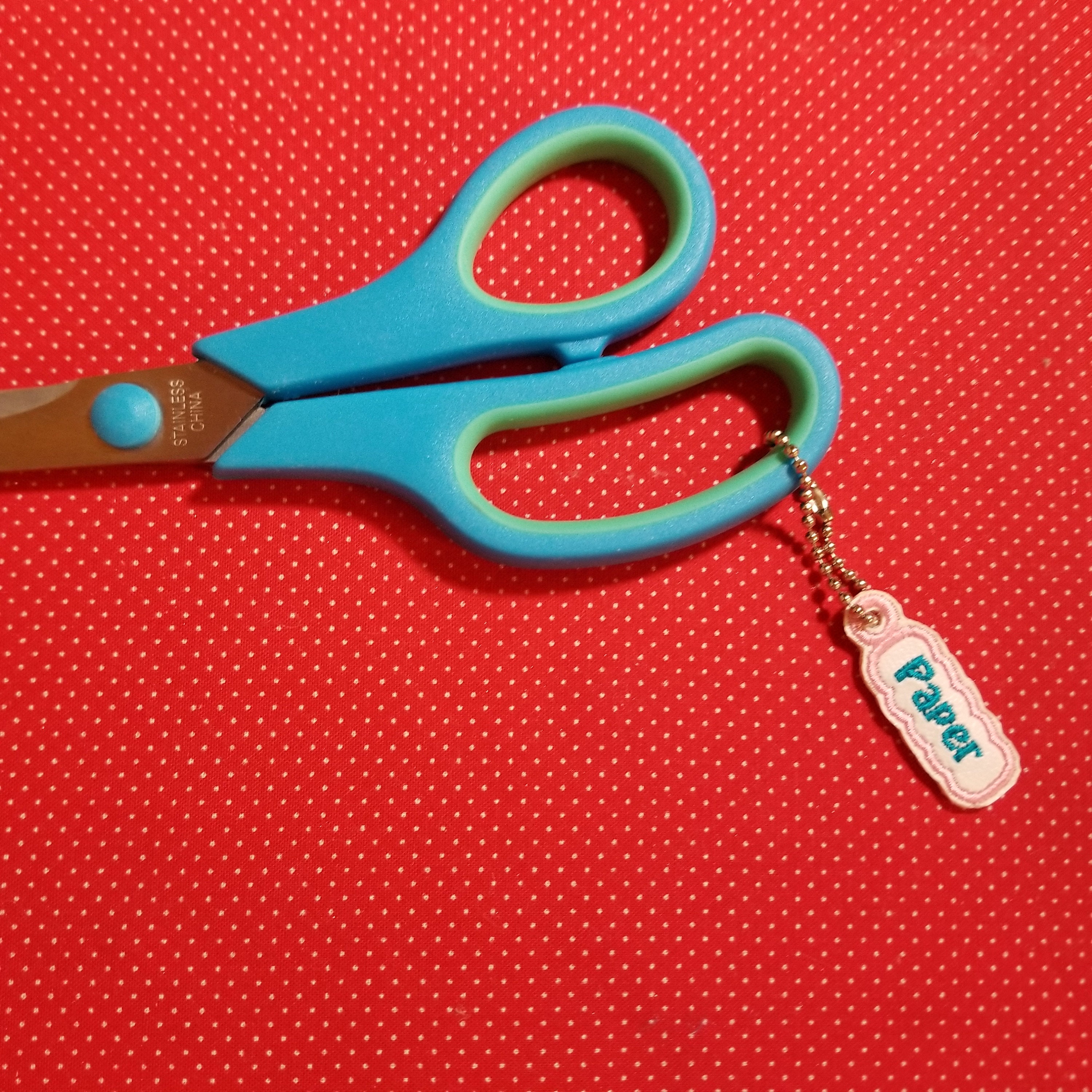 Scissors charms embroidery design labels tags for scissors Etsy