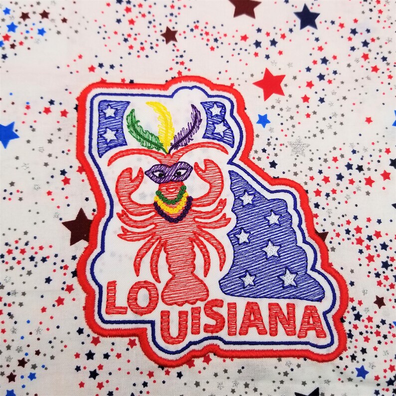 Download Svg Cut Files Included Usa Louisiana State Applique Embroidery Design 4 And 5 Sizes Sewing Fiber Kits How To Advancedrealty Com