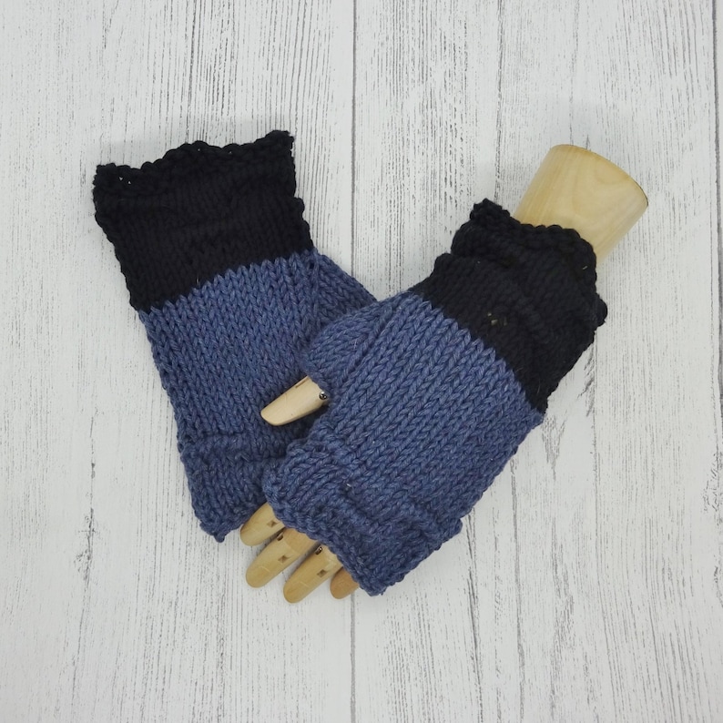 cotton fingerless gloves
