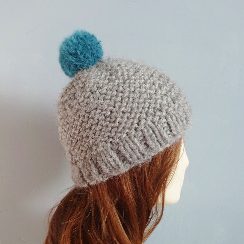 ladies chunky bobble hats