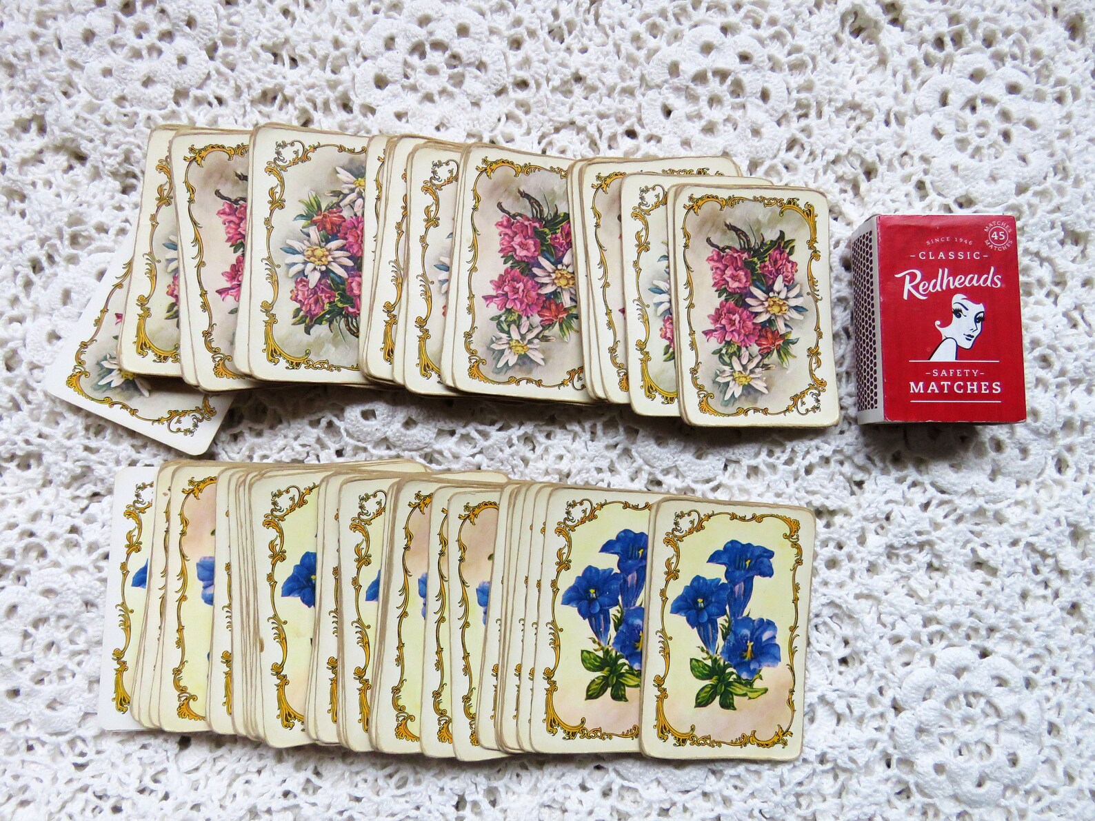 Baraja De Cartas Piatnik Ruso De Oro – 2 Mazos De 55 Cartas Cada Uno, Tamaño 58x89 Mm, Para Jugar A Partir De 6 Años
