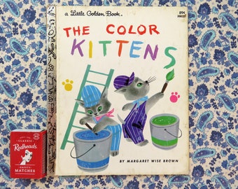 Vintage The Color Kittens Little Golden Book  - great story and illustrations!