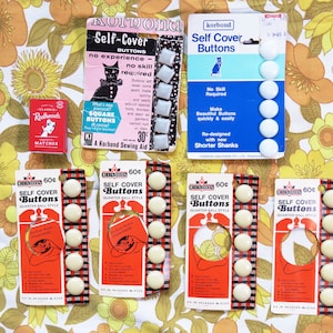Korbond Self Cover Buttons Square Korbond Self Cover Buttons Square
