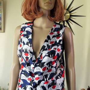 Vintage 1990's Sylvester unisex vest Looney Toons 1996 cartoon cat classic
