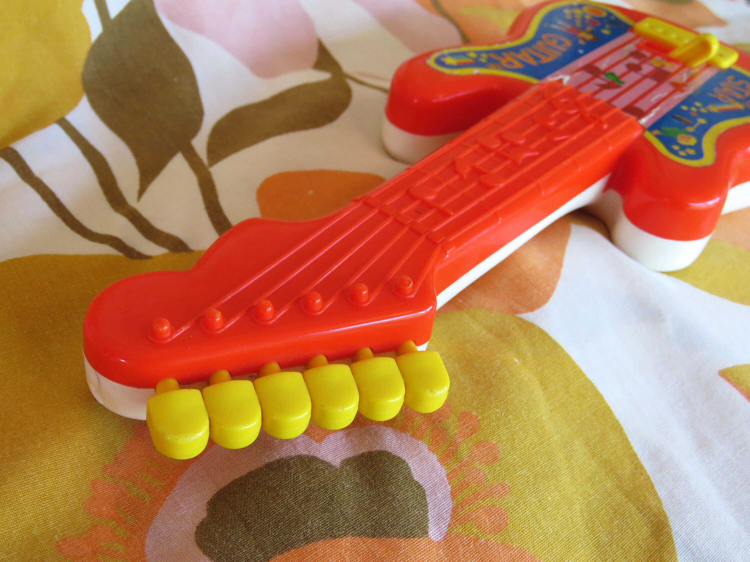 Tinkle Instrument Rare Find! Vintage Children’s Toy Little Star Guitar by TOMY Plays ...