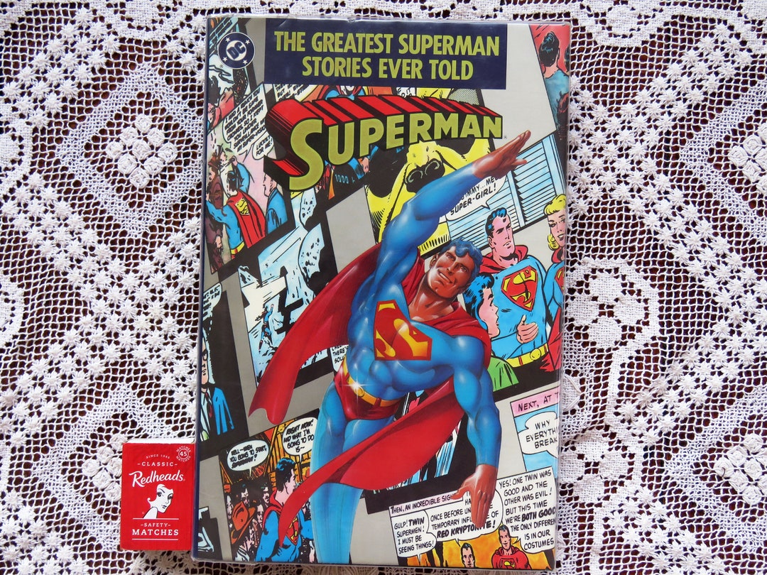 Vintage 1987 the Greatest Superman Stories Ever Told 1980's Fiftieth Anniversary DC Comic Book