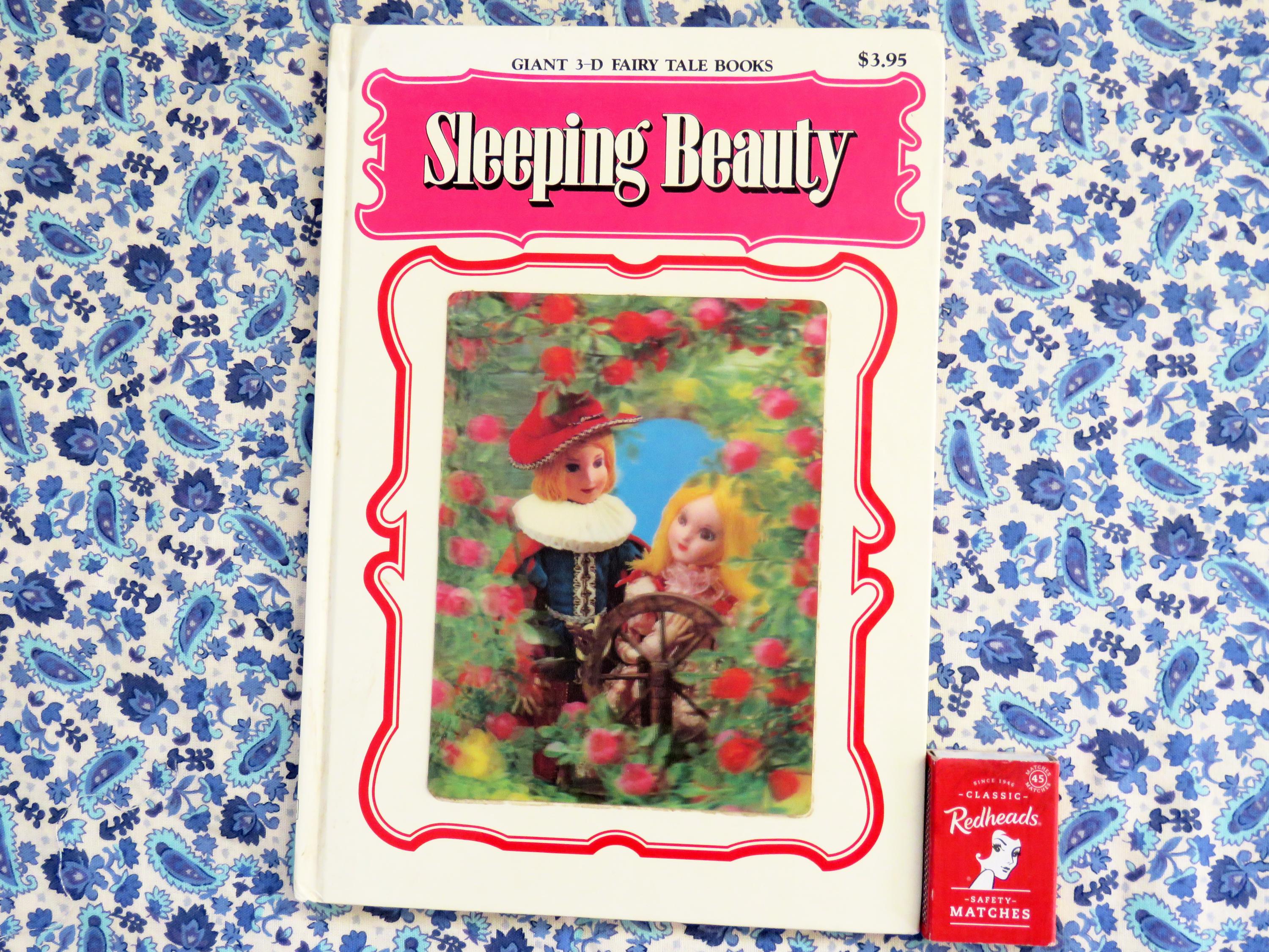 Vintage 1970s 3D Lenticular Children's Book - Sleeping Beauty