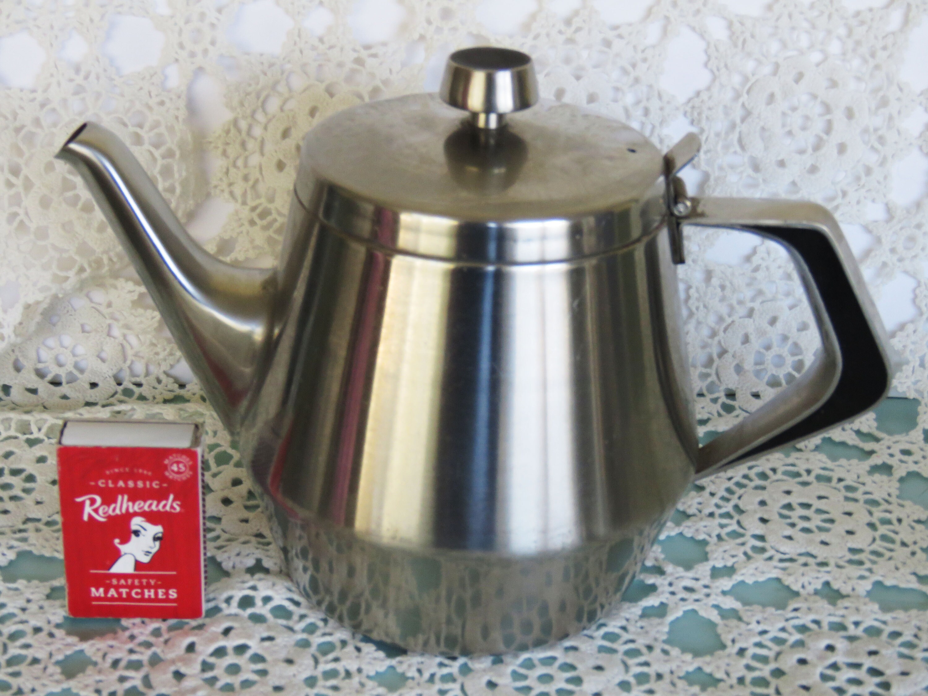 Vintage midcentury stainless steel tray tea set Made in Japan Etsy