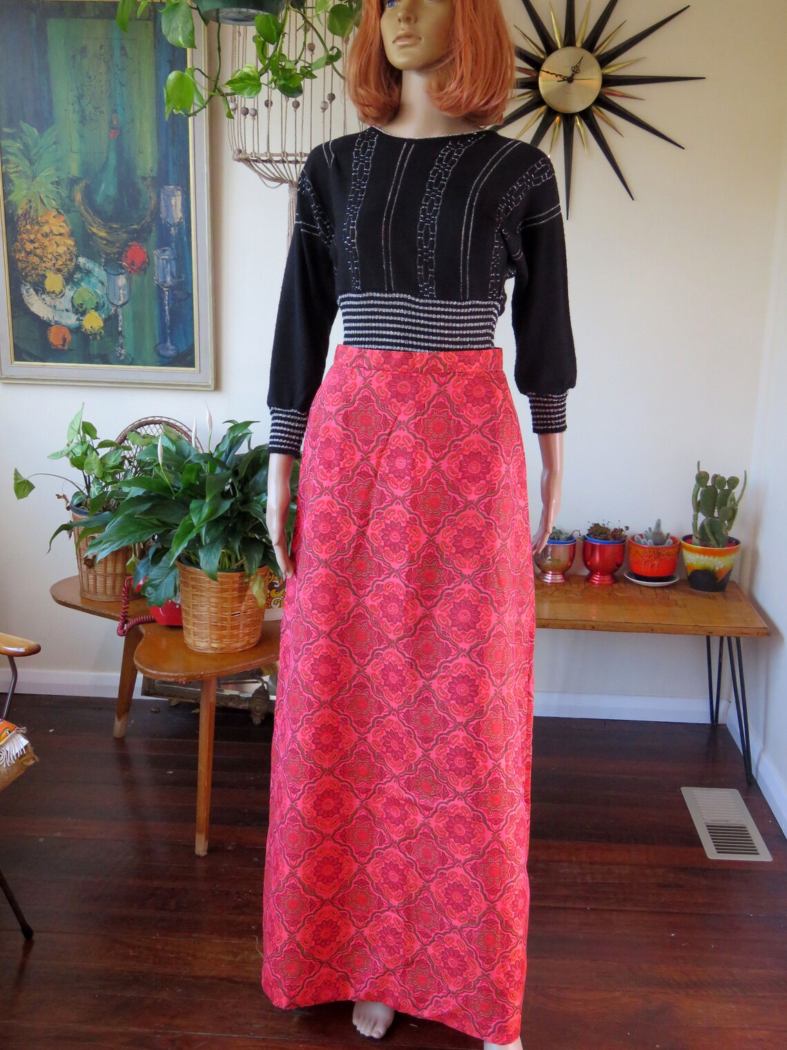 60s maxi skirt