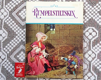 Vintage 1970s Rumpelstiltskin from Zokeisha Publications Tokyo Japan 1971 - fairy tale children's classic hardback book