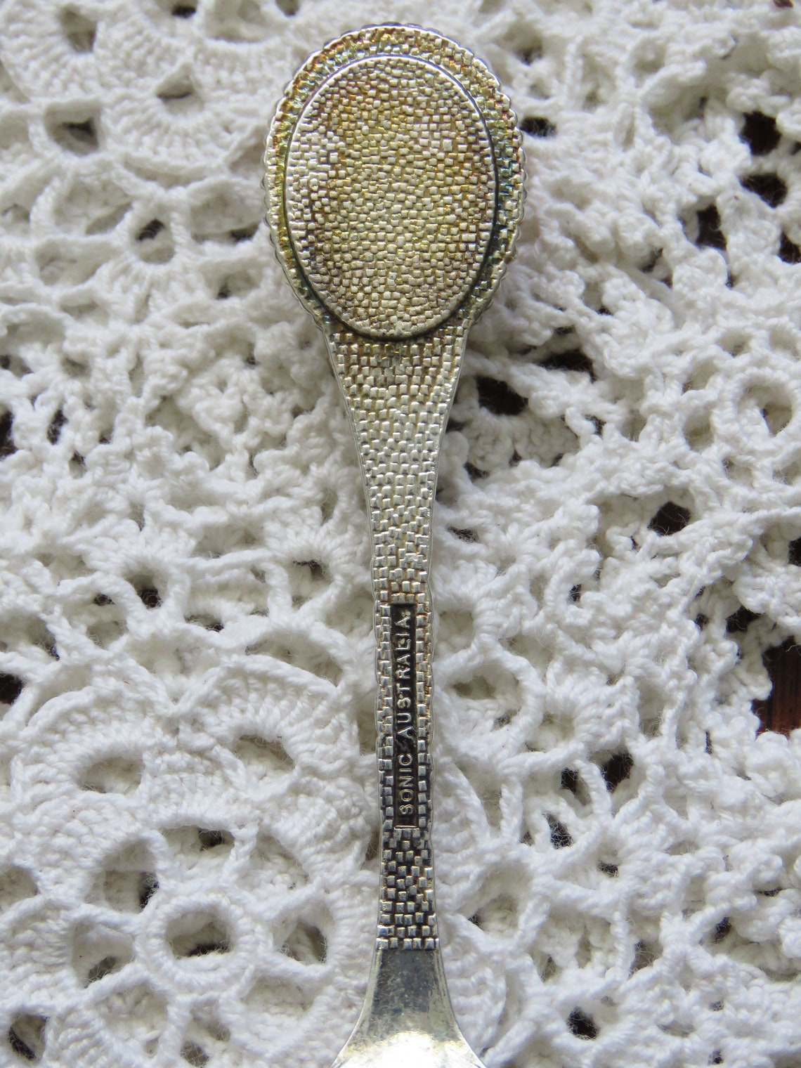 Vintage Sonic Australia Flower Spoon 70s / 80s Etsy