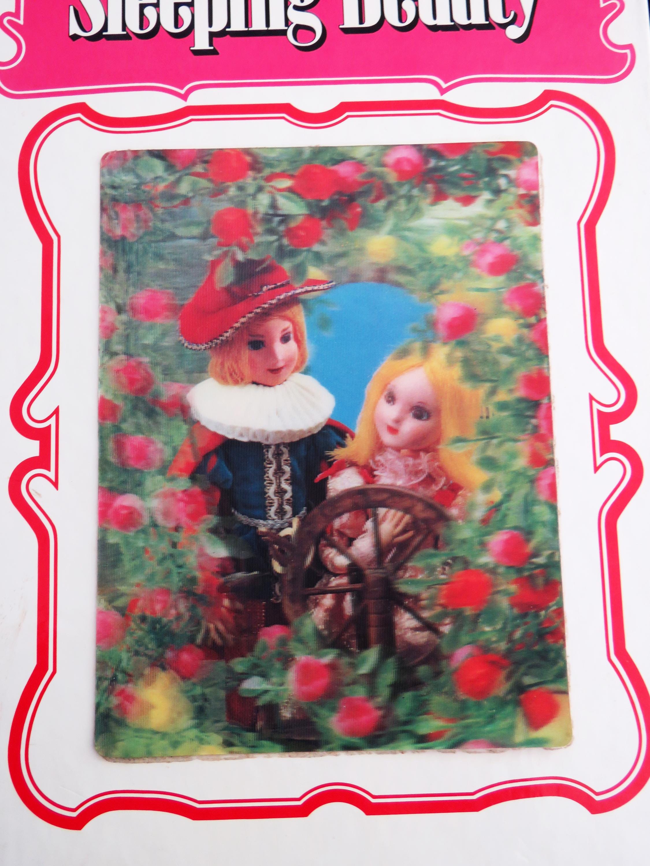 Vintage 1970s 3D Lenticular Children's Book - Sleeping Beauty