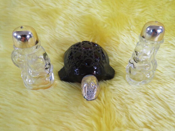 Vintage 1960s Avon Perfume Bottles 1 X Turtle 2 X Etsy