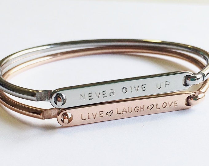 personalised mothers day bracelet