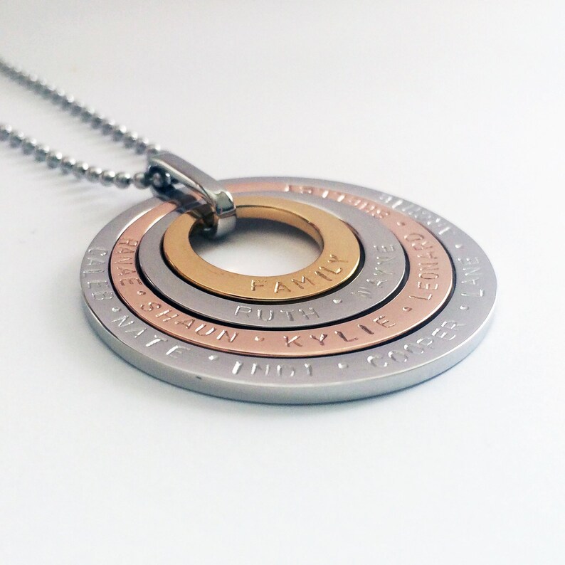 mothers day personalised necklace