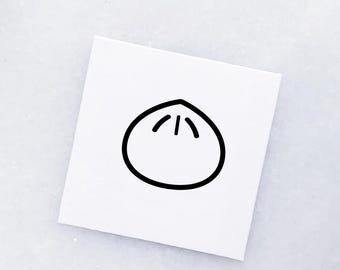 Bao Rubber Stamp • Small Dim Sum Stamp