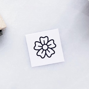 Tampon fleur à cinq pétales • Pétale à tremper