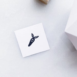 Option de repas végétarien, petit tampon en caoutchouc de repas végétarien, tampon en caoutchouc sculpté à la main, option de repas de mariage, option de nourriture, légume, végétarien