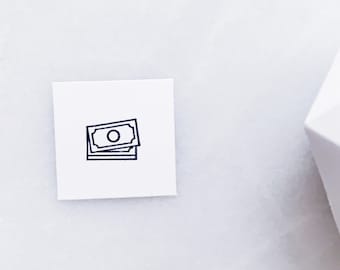 Pay Day Small Rubber Stamp • Money Stamp • Tiny Rubber Stamps for Planners