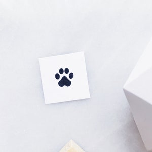 Tampon en caoutchouc patte de chien • Tampon en caoutchouc pour petits animaux • Mini tampons en caoutchouc pour agendas