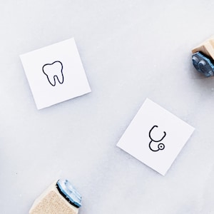 Petits tampons de rappel de rendez-vous • Rappel de rendez-vous chez le médecin • Tampon de rendez-vous chez le dentiste pour agenda