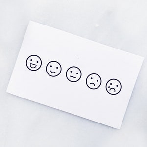 Tampons d'humeur • Tampons emoji en caoutchouc • Petits tampons d'humeur Emoji • Tampons indicateur d'humeur • Tampons enseignant