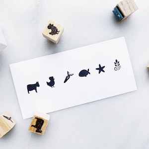 Tampons en caoutchouc pour les options de repas • Option de repas pour le mariage • Tampons pour les options de restauration